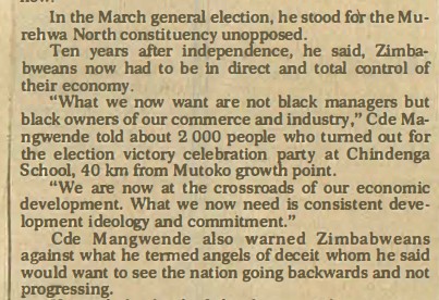 The paper must be responsible to the country